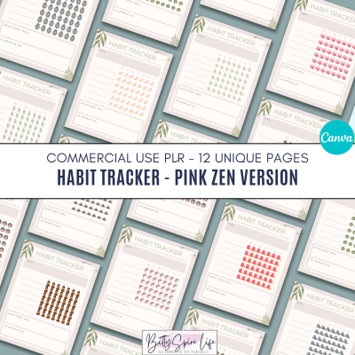 Habit Trackers - Pink Zen Design