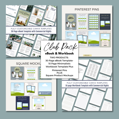 4-Pack: eBook & Workbook with PLR