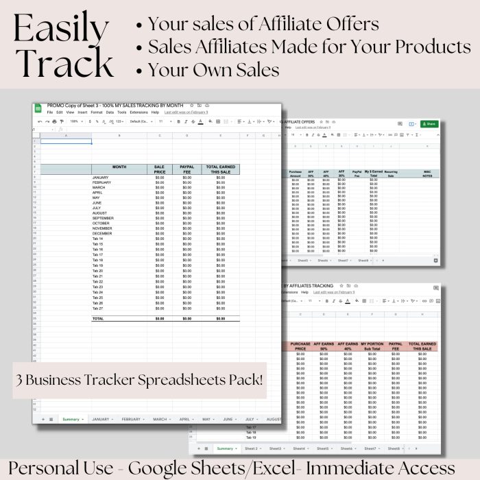 Spreadsheet Pack Promo 1 Image